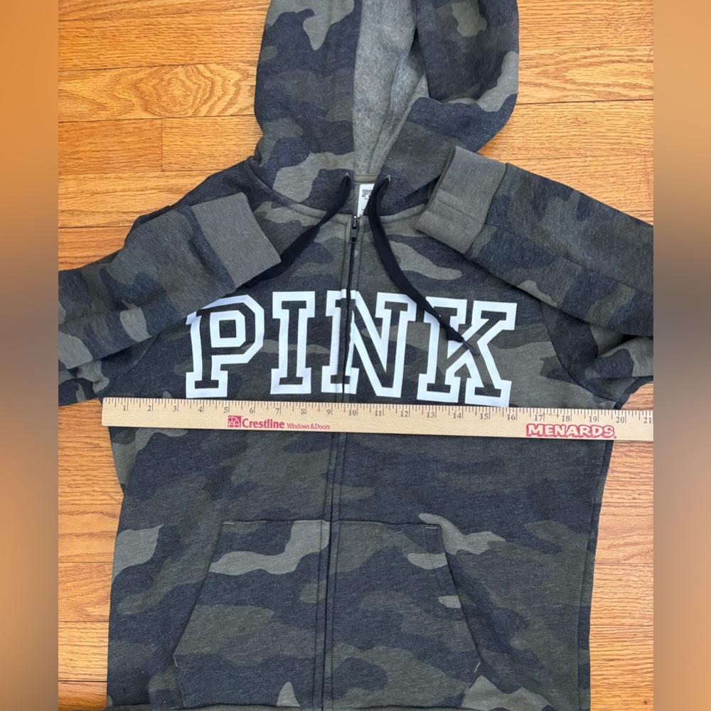 Victoria’s Secret PINK Jogger Set Women’s Medium Camouflage Pockets Logo Casual - Picture 7 of 12